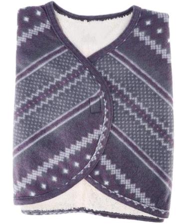 XJZ Geriatric Care Scarf - Warm Thick Blanket for Bedridden Patients - Gray Shoulder Blanket - Buy Online on GoSupps.com