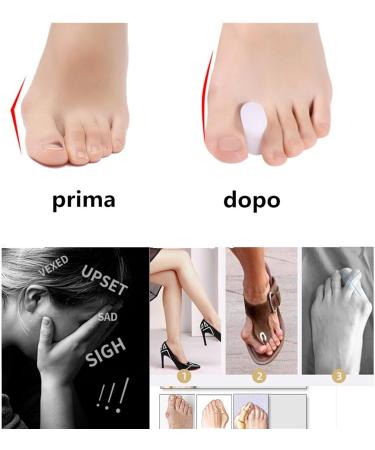 4-Piece Toe Spreader & Separator for Hallux Valgus - Gel Correction for Pain Relief | International Shipping - Buy Online on GoSupps.com