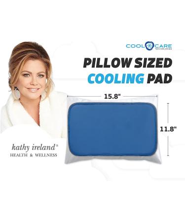Kathy Ireland Health and Wellness Pillow Cooling Pad | Pressure-Activated | Recharges Automatically | Instant & Long-Lasting Relief | Ideal for Sleep & Exercise - Buy Online on GoSupps.com