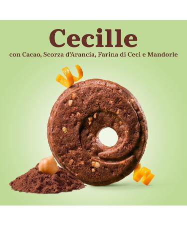  Italian Gourmet E.R. Mulino Bianco Pack of 6 shortcrust pastry biscuits with cocoa orange peel chickpea and almond flour high in fiber source of protein 270g + gourmet Italian polpa 400g - Buy Online on GoSupps.com