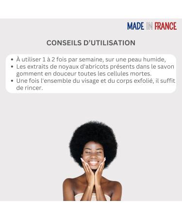  Laboratoire Ch teau Rouge CH TEAU ROUGE LABORATORY - Apricot Kernel Exfoliating Soap - solid soap - Smooth and Radiant Skin - apricot kernel extracts - Face and Body - 200g - Buy Online on GoSupps.com