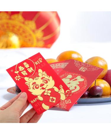 Spring Festival 30pcs Red Envelope Chinese New Year Red Packet for Wedding Graduation Lunar New Year Spring Bless - Buy Online on GoSupps.com