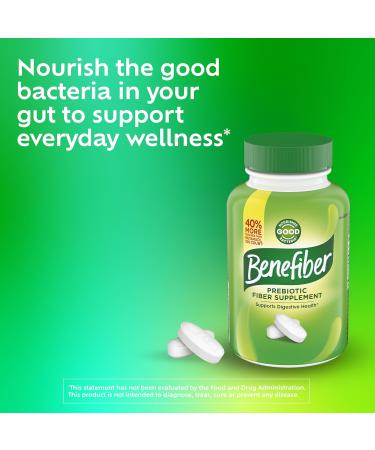Benefiber Prebiotic Fiber Supplement Caplets 84 Count 84 Count (Pack of 1) - Buy Online on GoSupps.com