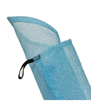 J Formulations Exfoliation Washcloth 2 Pack - Gentle Body Scrub - Quick Dry - Self-Cleaning - Nylon - Travel and Full Body Sizes - Buy Online on GoSupps.com
