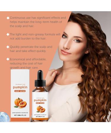 Pumpkin Oil Hair Growth Oil Scalp Care Liquid Drops Promotes Thickness and Nourishment Portable Convenient Packaging 30ml for Damaged Hair Travel and Home Use - Buy Online on GoSupps.com