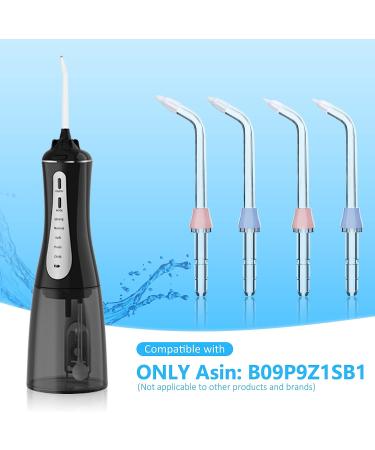 MOCEL 4 PCS Water Flosser Replacement Tips - Compatible with Black Powerful Flosser Pick - Periodontal & Orthodontic Tips Included - Buy Online on GoSupps.com