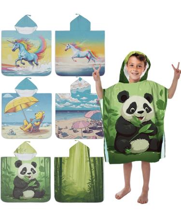 Ultraica Microfiber Baby Bath Towels - 60x60cm Pandas Gold Design for Kids | Soft & Gentle Towels for Girls & Boys - Buy Online on GoSupps.com