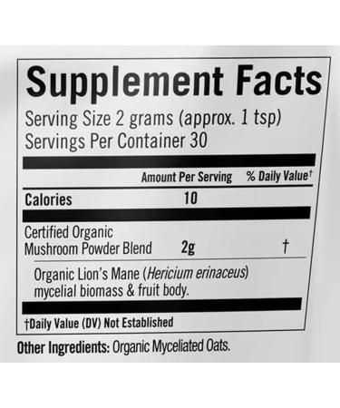 OM Mushroom Superfood Lion's Mane 60g - 30 servings - Buy Online on GoSupps.com