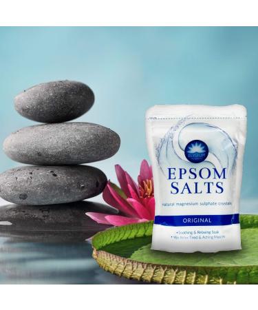 Elysium Spa Epsom Bath Salts 450g - Natural Magnesium Sulphate for Purifying, Relaxing, and Unwinding | Original Scent - Buy Online on GoSupps.com