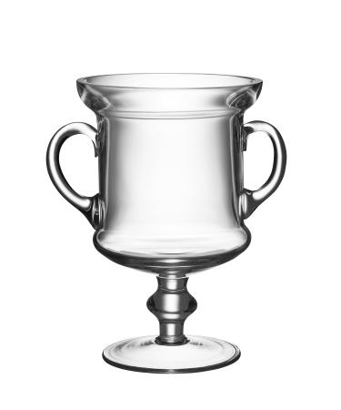 Barski - European Quality Glass - Trophy Cup with Handles - 7" Height - Made in Europe