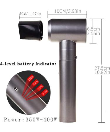 Cordless Hair Dryer Portable Wireless Hair Dryer Handheld Blow Dryer Detachable Travel Hair Dryer for Hotel Home School Pet Care Powerfulversion - Buy Online on GoSupps.com