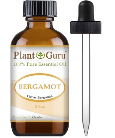 Bergamot Essential Oil 2 oz 100% Pure Undiluted Therapeutic Grade.