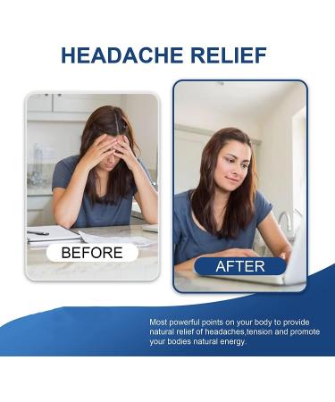 2 Pieces Pink Acupressure Clips - Aculief Finger Massagers for Migraine Relief Anxiety & Stress Reduction - Buy Online on GoSupps.com