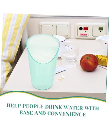 Gleavi Senior Anti-Spill Drinking Cup for Bedridden Patients | Leak-Proof Beak Straw Glasses for Disabled & Elderly Care - Buy Online on GoSupps.com