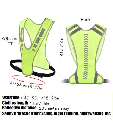 Tibapla Reflective Running Vest - Breathable Reflector Vest for Jogging Cycling & Hiking | Lightweight Safety Gear for Women Men & Kids - Buy Online on GoSupps.com