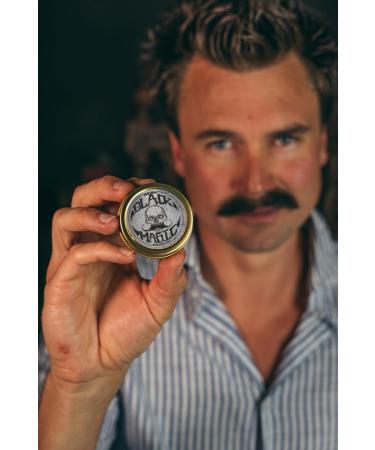 Black Magic Mustache Wax | Hide Grey Hair | Bare Bones | Medium Hold 1 oz | Unscented | International Shipping Available - Buy Online on GoSupps.com
