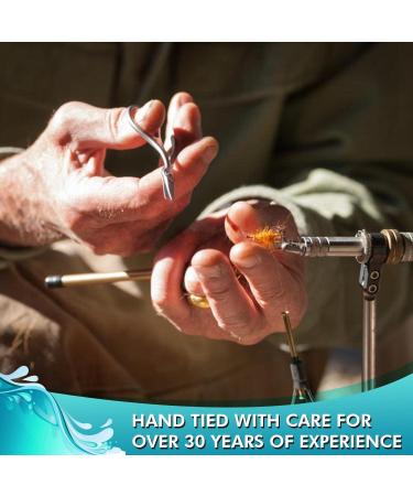 Feeder Creek Adams Dry Fly Fishing Flies Assortment for Trout - 12, 14, 16, 18 (3 of Each Size) - Buy Online on GoSupps.com