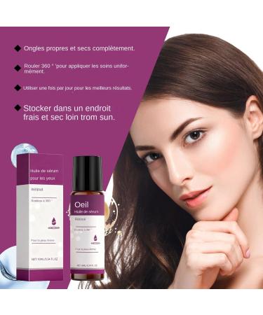  WJnflQN Eye Contour Oil | 10ml Moisturizing Roller Eye Oil for Women | For Men and Women Reduces Crow's Feet Smoothes Skin Diminishes Dark Circles and Puffiness - Buy Online on GoSupps.com