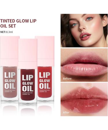  Ihdjasg Set of 4 nourishing long-lasting colored lipsticks with lip oil for makeup for girls and women for Christmas holidays and beauty parties - Buy Online on GoSupps.com