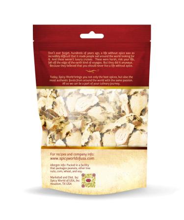 Spicy World Dried Galangal Root 7 oz - Alpinia Galanga for Tom Yum & Tom Kha Soups - Buy Online on GoSupps.com