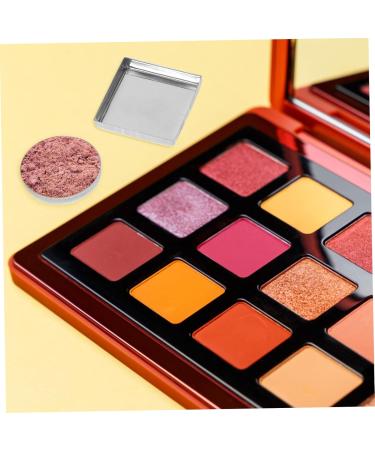  HONMEET 31% Makeup Pans for Eyeshadow Blush Round Lipstick in Square Pan Metal Pans with Mixing Spatula for DIY Cosmetic Palette Organization - Buy Online on GoSupps.com