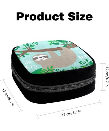 GIAPB Period Bag - Sanitary Napkin Storage & Makeup Pouch (Animal Palm Tree Color) - Buy Online on GoSupps.com
