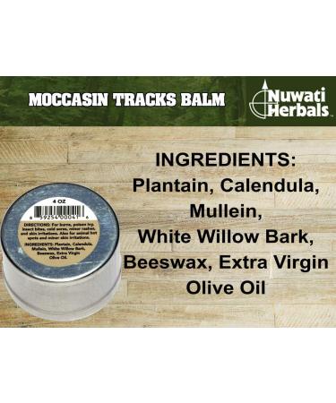 Nuwati Herbals Healing Balm 4 oz - Plantain for Skin Irritations, Burns, Bites - Made in USA - Buy Online on GoSupps.com