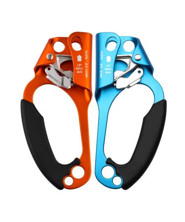 Paliston Climbing Hand Ascender for Rock Climbing Arborist (Right and Left) for 812 mm Rope 2pcs Left and Right