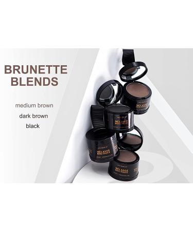 Melange Boutique Hairline Powder Instant Formula (Black) - Root Touchup & Concealer for Gray Roots, Thinning & Bald Spots - Buy Online on GoSupps.com