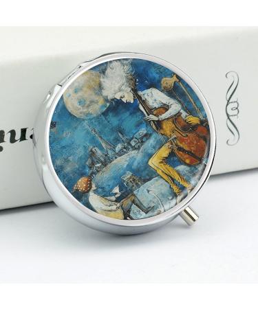 Portable 3-Compartment Pill Box for Travel | Small Medicine Organizer & Pill Case for Purse & Pocket - Buy Online on GoSupps.com
