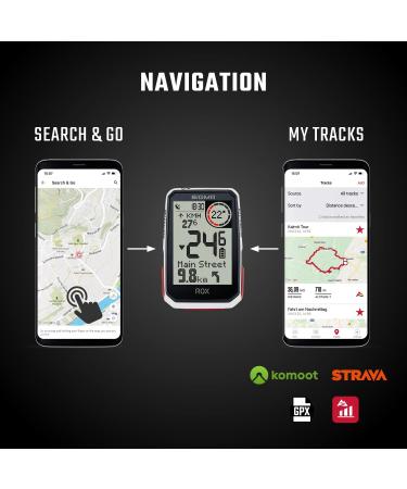 SIGMA SPORT ROX 4.0 Black | Wireless GPS Bike Computer with Altitude Measurement | International Shipping Available - Buy Online on GoSupps.com