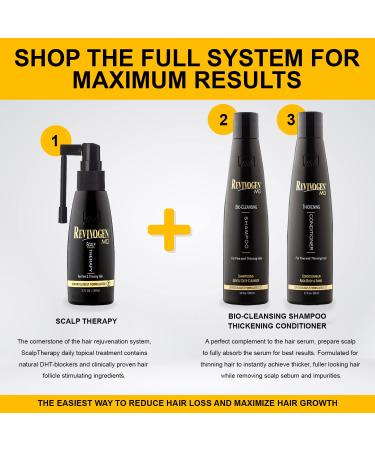 Revivogen MD Bio-Cleansing Shampoo for Thinning Hair - DHT Blocker Hair Loss Shampoo for Men & Women Soothes Scalp 12oz - Buy Online on GoSupps.com