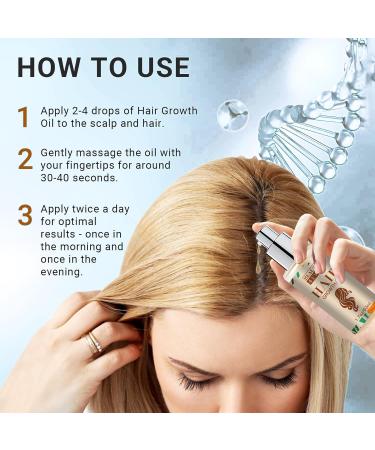 Buy Hair Growth Oil & Serum for Thicker Longer Fuller Hair - International Shipping Available - Buy Online on GoSupps.com