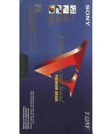 Sony T120VRH VHS Tape - Discontinued by Manufacturer - Single - Buy Online on GoSupps.com
