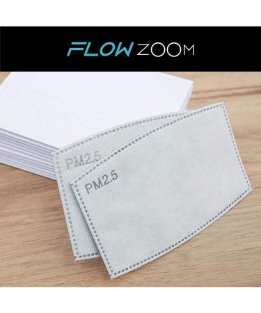 FLOWZOOM 15-Pack Washable Fabric Masks | Adjustable Elastic Mouth & Nose Protection | Size M for Comfortable Fit - Buy Online on GoSupps.com