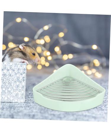 SEWOART Small Pet Ceramic Toilet Ceramic Pet Toilet Hamster Potty Cat Litter Boxes Pet Potty Rabbit Toilet Small Pet Cage Supply Indoor Bunny Potty Tray Dog Toilet Indoor Bunny Pet Toilet 24x18.5cm Light Green - Buy Online on GoSupps.com