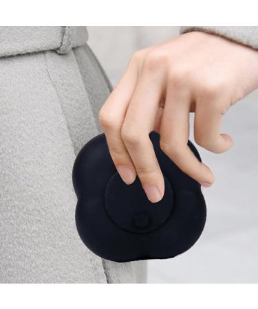 Powder Puff Holder - Silicone Case for Powder Puff Soft with Buckle Small Storage Box for Bracelet Cotton Pad Powder Puff Jewelry Tosier Black - Buy Online on GoSupps.com