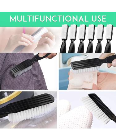 HOFASON Handle Grip Nail Brush Set for Men and Women - 6 Pack Hand and Fingernail Cleaner Brushes for Manicure and Scrub Cleaning - Black - Buy Online on GoSupps.com