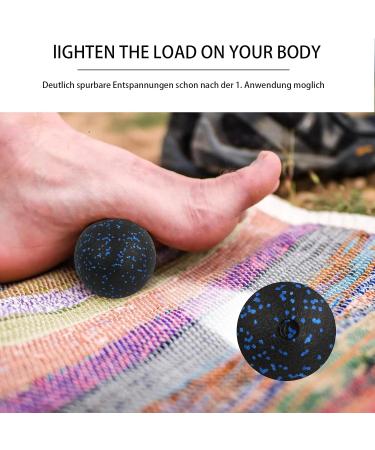 Volumoon Fascia Set - Mini Roller & 12cm Ball for Self-Massage | Green Fascia Training & Pain Relief - Buy Online on GoSupps.com