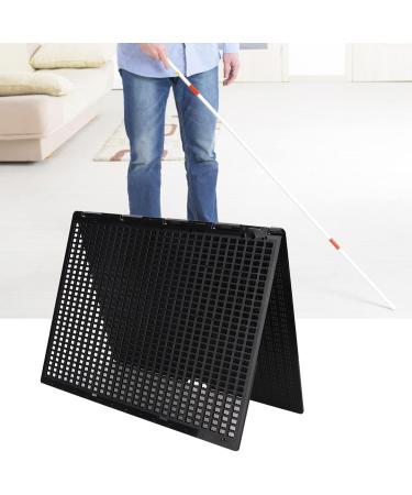 HUSHUI Braille Slate Stylus Kit - Portable 27 Lines 30 Cells Braille Writing Board & Learning Tool for Easy Braille Writing - Buy Online on GoSupps.com