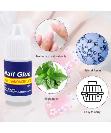 Tip Glue Nail Glue for Professional Nail Extensions - 5 Tubes x 5g for Strong Hold | Perfect for DIY Manicures - Buy Online on GoSupps.com
