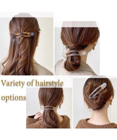 5 Color Hair Claw Clips for Thin Hair - Strong Hold Styling Accessory for Women & Girls - 5 Count Pack - Buy Online on GoSupps.com