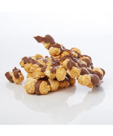 Joe & Seph's Milk Chocolate Popcorn Slab (115g) | Salted Caramel Gourmet Popcorn Covered in Belgian Milk and White Chocolate | Air-Popped Snack Gift for Men and Women - Buy Online on GoSupps.com