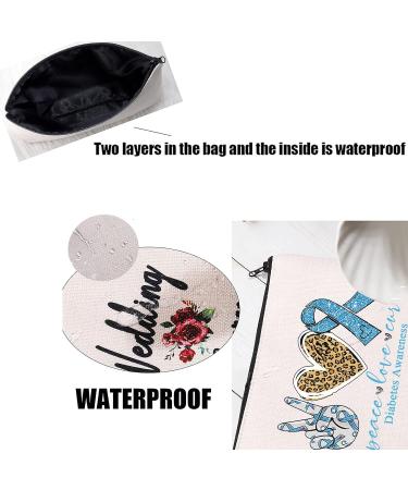 PXTIDY Funny Diabetic Gift | Diabetes Warrior Cosmetic Bag for Diabetes Awareness | Medical Alert Makeup Pouch | Diabetic Emergency Survival Kit - Buy Online on GoSupps.com