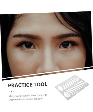 FRCOLOR Mold Eyebrow Mapping Makeup Tool Brow Practice Tool Mouth Eyebrow Trimming Makeup Tools - Buy Online on GoSupps.com