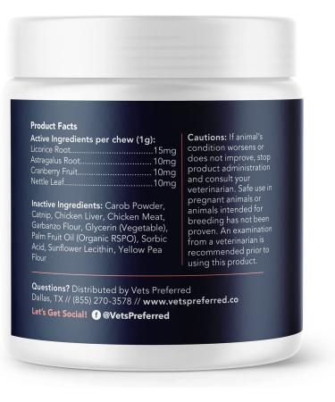 Vets Preferred Cat Urinary Tract Chews | UT Care Health Soft Chews | Supports Healthy Urinary Tract | Promotes Normal Bladder and Kidney Function | Chicken Flavored | 60 Count - Buy Online on GoSupps.com