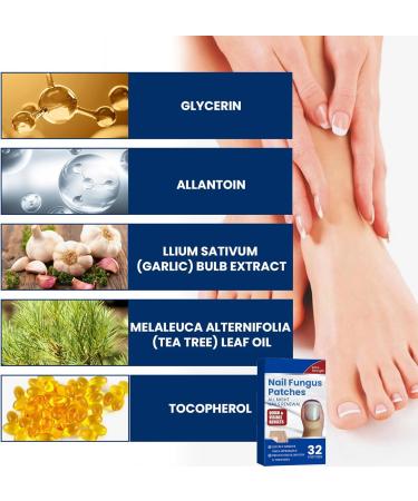 Fungal Nail Treatment Nail Repair Patches Nail Fungus Treatment for Toenail Fungal Nail Patches Extra Strong Nail Repair Treatment for Restores Damaged Nails - 32 Patches - Buy Online on GoSupps.com