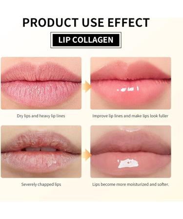 Lip Sleeping Mask Collagen Lip Balm Overnight Collagen Lip Butter with Peptide Complex Moisturizing and Nourishing for Dry Cracked Lips Lip Balm - Buy Online on GoSupps.com