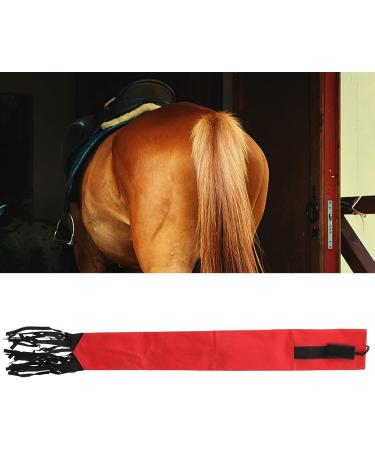 Tail Bag with Fringe Horse Tail Protector Guard Nonwoven Fabric Waterproof Breathable Horse Tail Bag (Red) - Buy Online on GoSupps.com