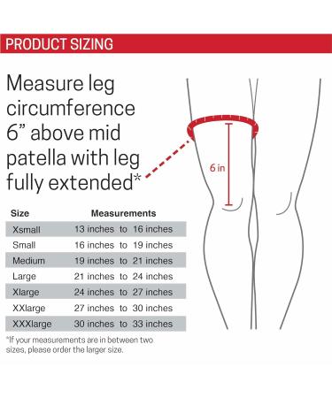 Compression Knee Support | Durable Knee Brace for Enhanced Activity | Patella Stabilizer | Comfortable Medium Fit - Buy Online on GoSupps.com